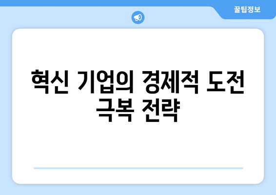 경제적 도전 과제를 해결한 혁신 기업 사례